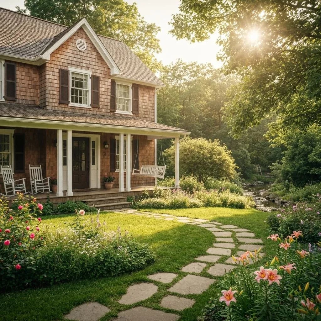 Unik, innholdsrik og velholdt arkitekt-tegnet enebolig: Koselig hage og flott...